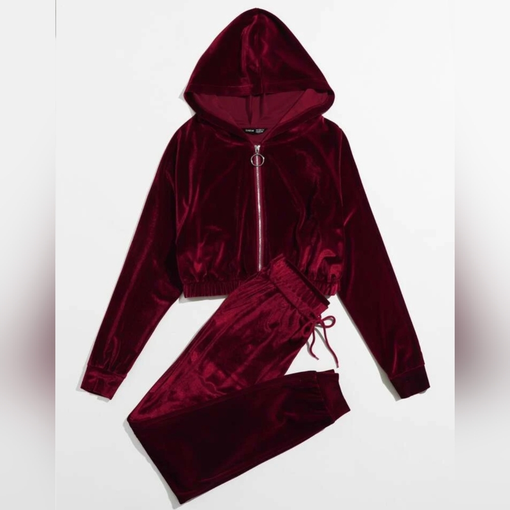 Velvet Red Tracksuit